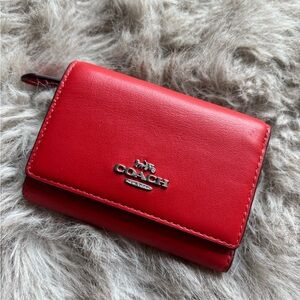 Coach Miami Red Leather Wallet